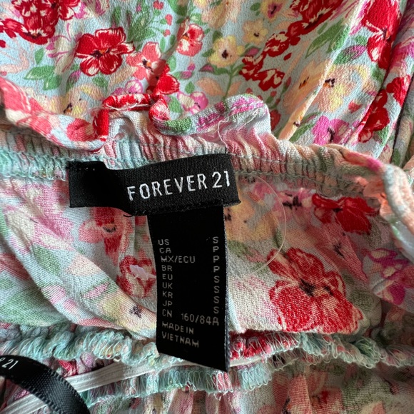 Floral tie strap tank - Picture 3 of 4